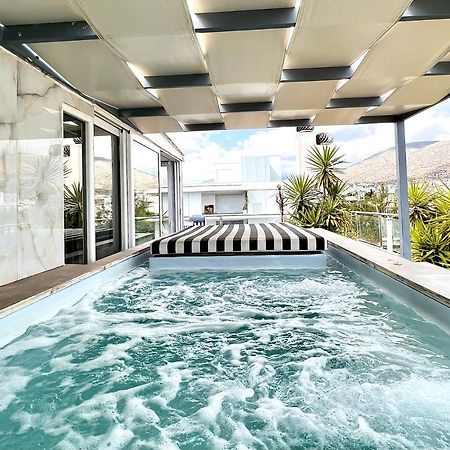 Citycenter Penthouse Mini Private Pool With Hydromassage And Great Town View Афины Экстерьер фото