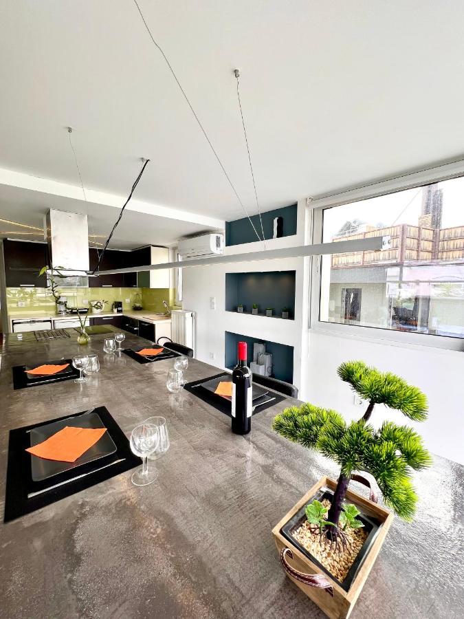 Citycenter Penthouse Mini Private Pool With Hydromassage And Great Town View Афины Экстерьер фото